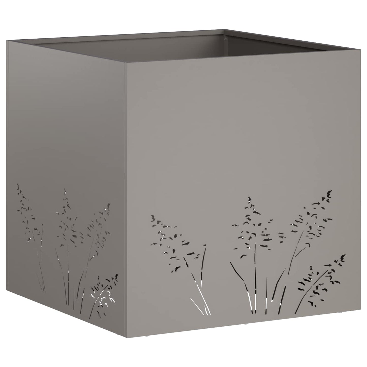 vidaXL Γλάστρα Κήπου Σκ rusty 50 x 50 x 49 cm