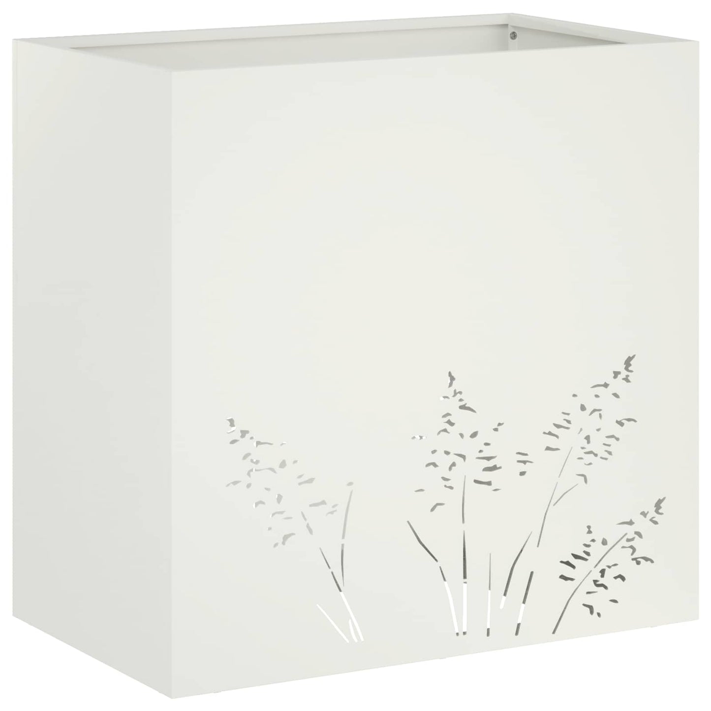 vidaXL Γλάστρα Κήπου 2 τμχ. Λευκό 50 x 30 x 49 εκ