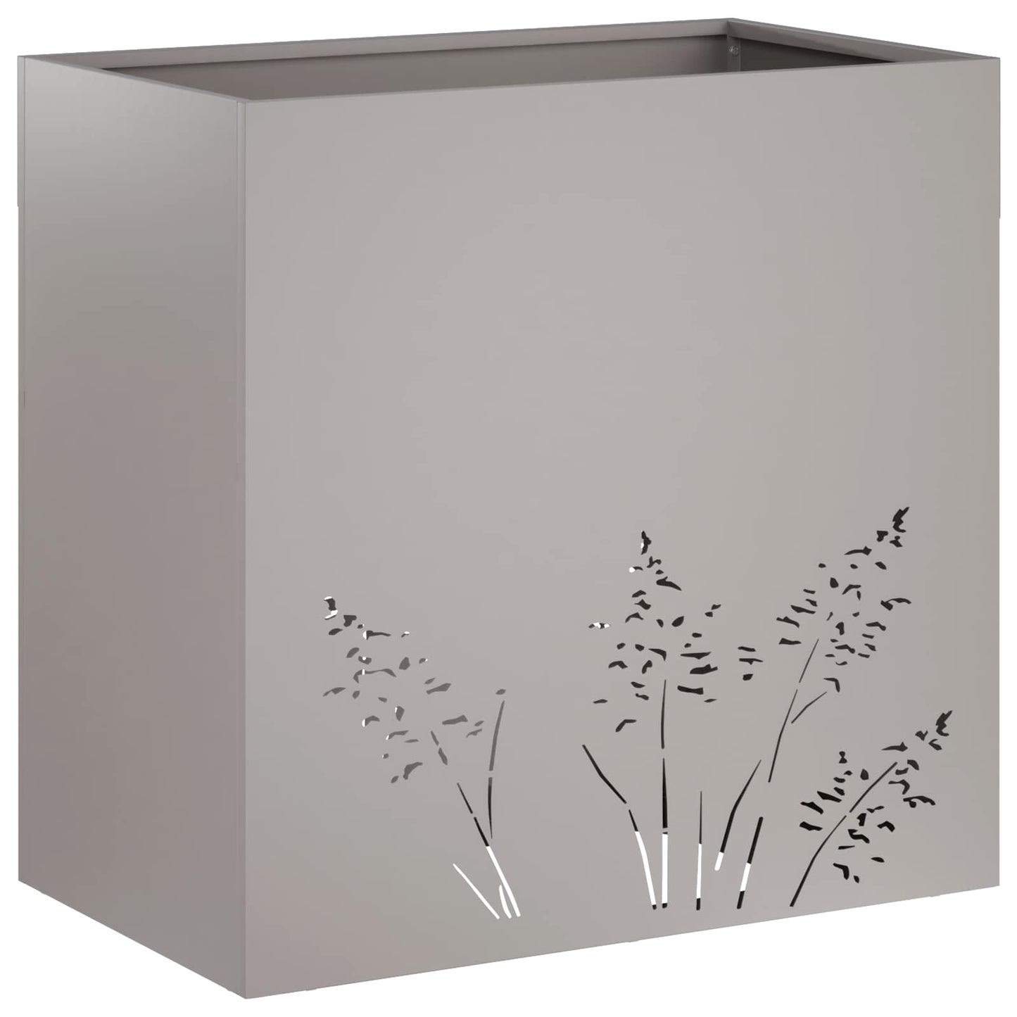 vidaXL Γλάστρα Κήπου 2 τμχ. Σκ rusty 50 x 30 x 49 εκ