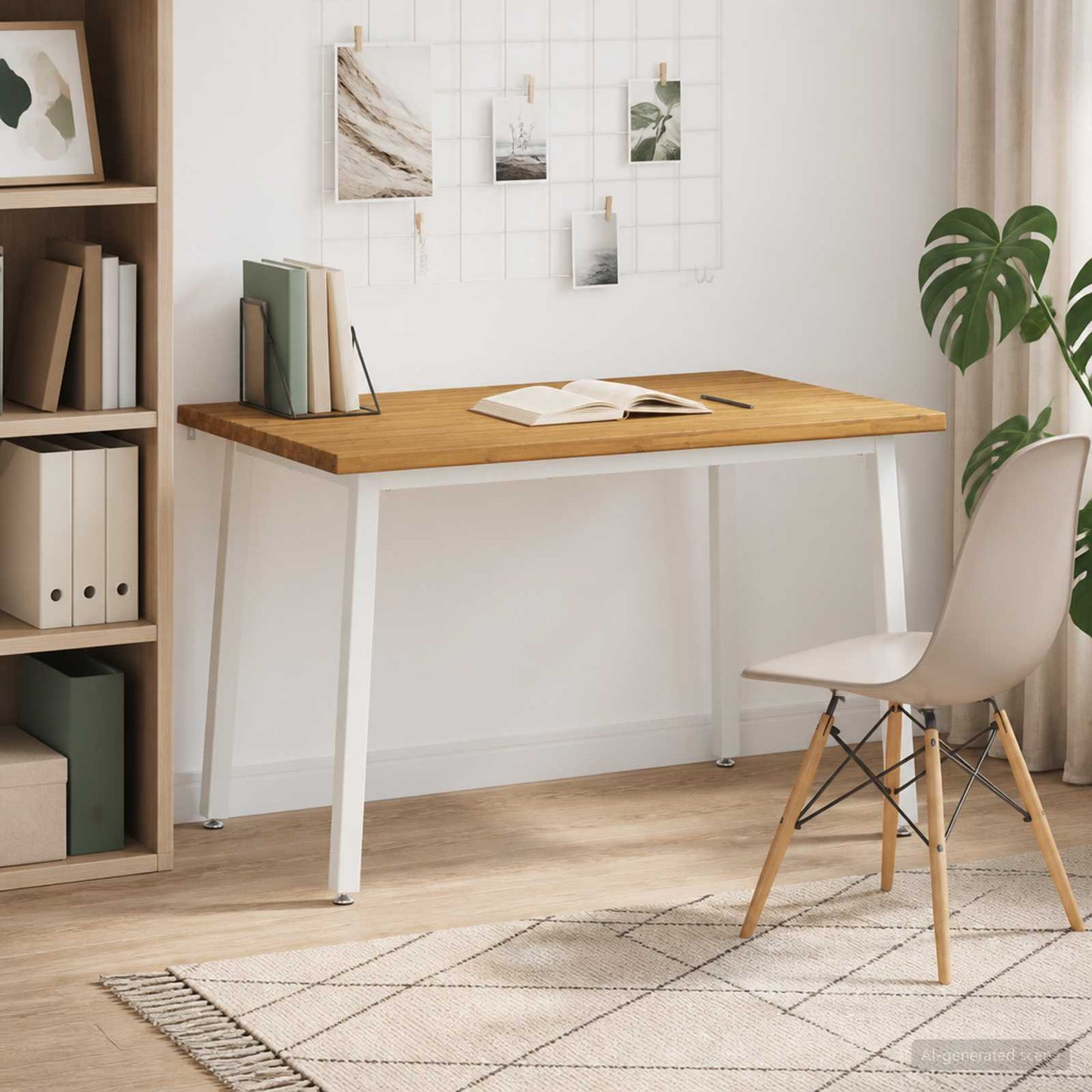 vidaXL Τραπέζι Φαγητού με Ζωντανό Χείλος 120 x 70 x 75 cm