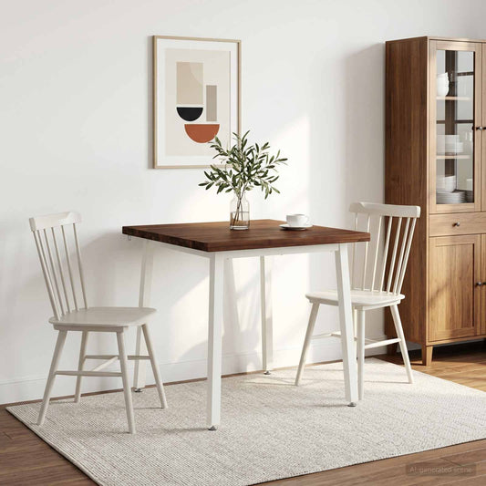 vidaXL Τετράγωνο Τραπέζι Φαγητού 70 x 70 x 75 cm Στερεό Ξύλο Ακακίας
