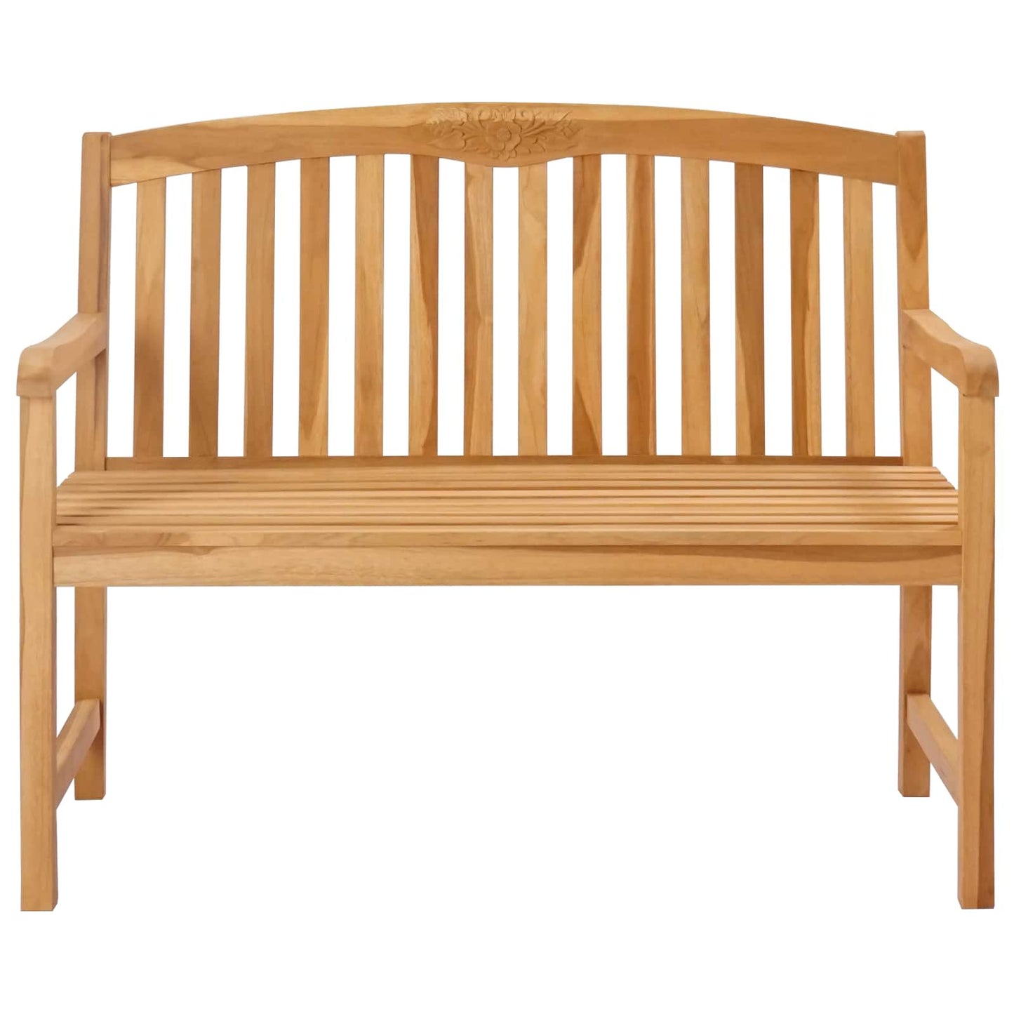 vidaXL Χειροποίητη Ροζ Παγκάκι 114 x 60,5 x 95 εκ Στερεό Ξύλο Τίκ