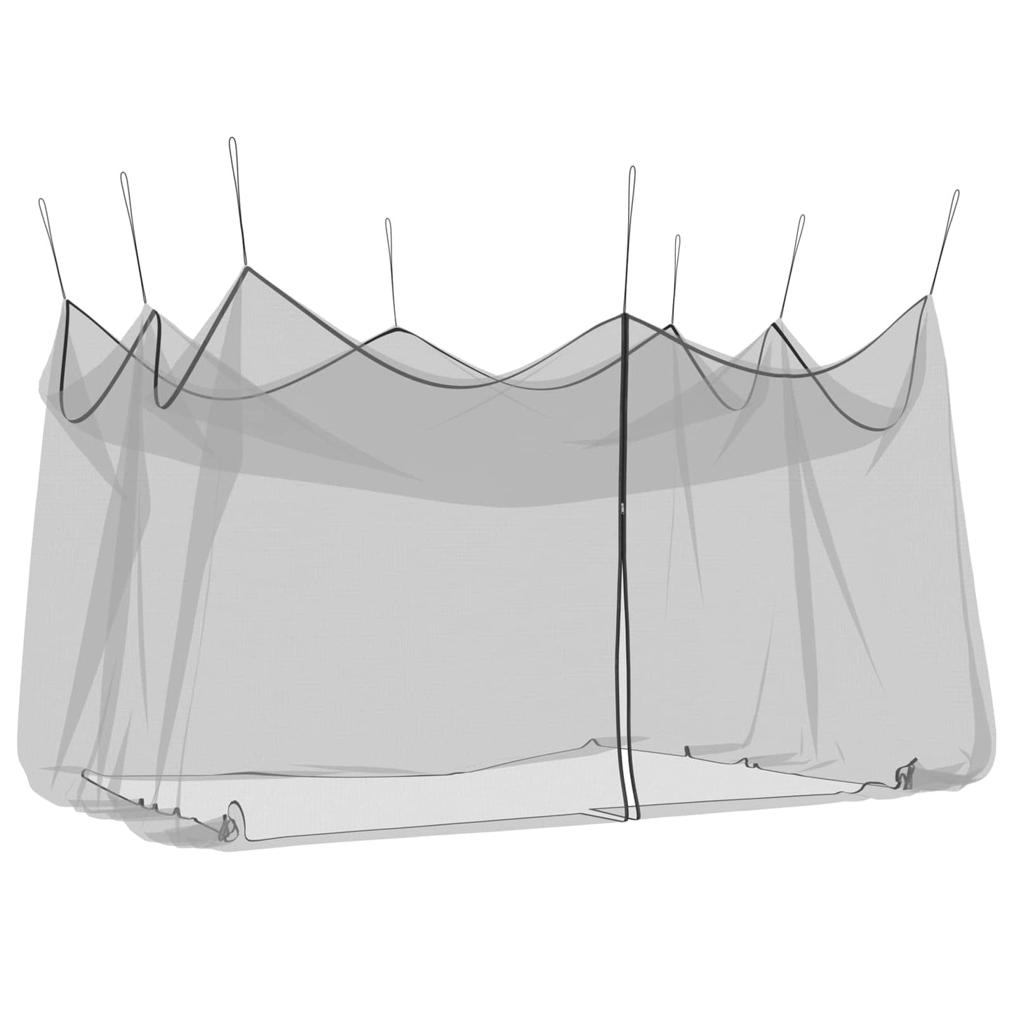 vidaXL Δικτύο Κουνούπια Κήπου 220 mesh Μαύρο 3 x 4,5 x 2,5 m