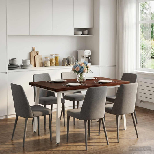 vidaXL Τραπέζι Φαγητού με Ζωντανό Χείλος 120 x 90 x 75 εκ.
