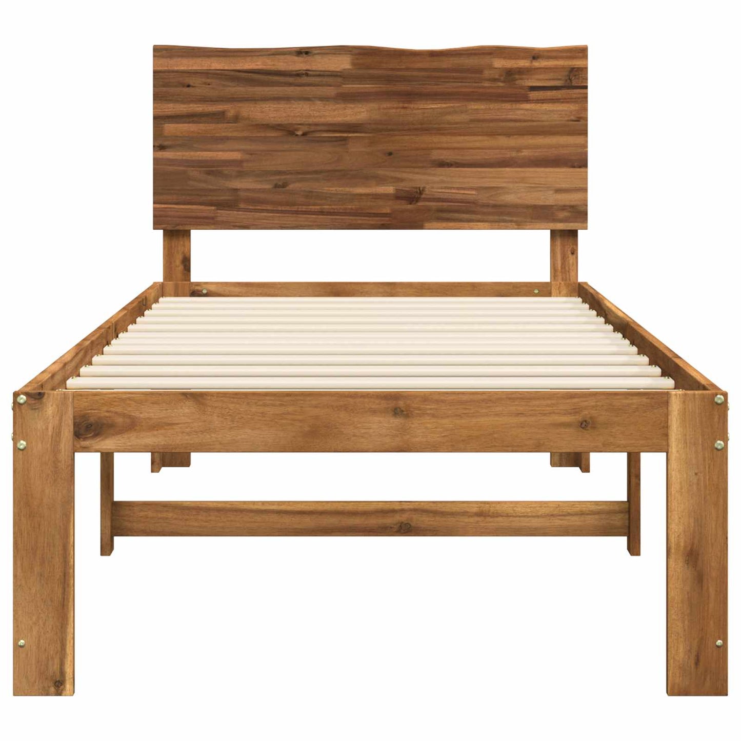 vidaXL Μονό Κρεβάτι με Κεφαλάρι ROSTOCK Φυσικό 75 x 190 cm