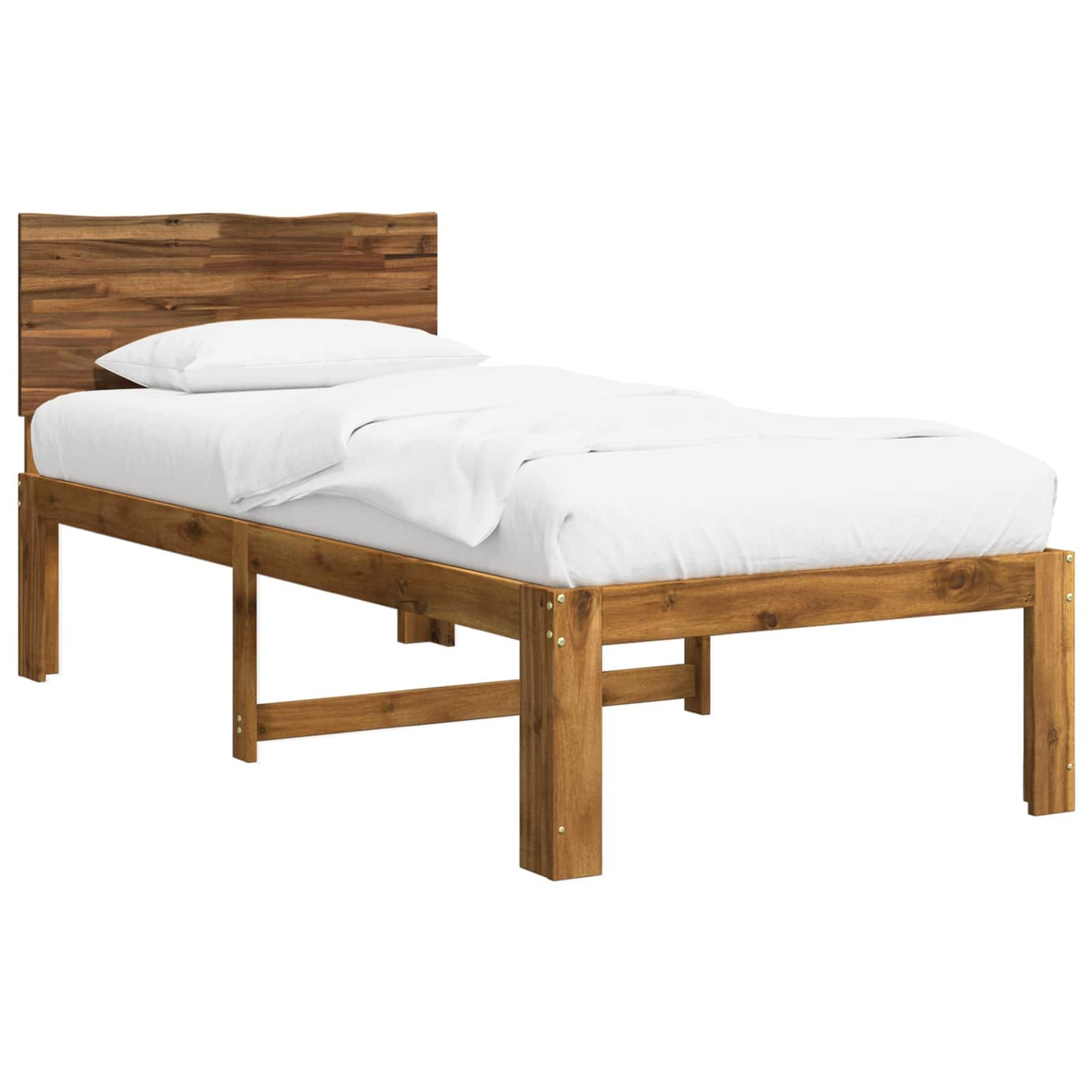 vidaXL Μονό Κρεβάτι με Κεφαλάρι ROSTOCK Φυσικό 80 x 200 cm