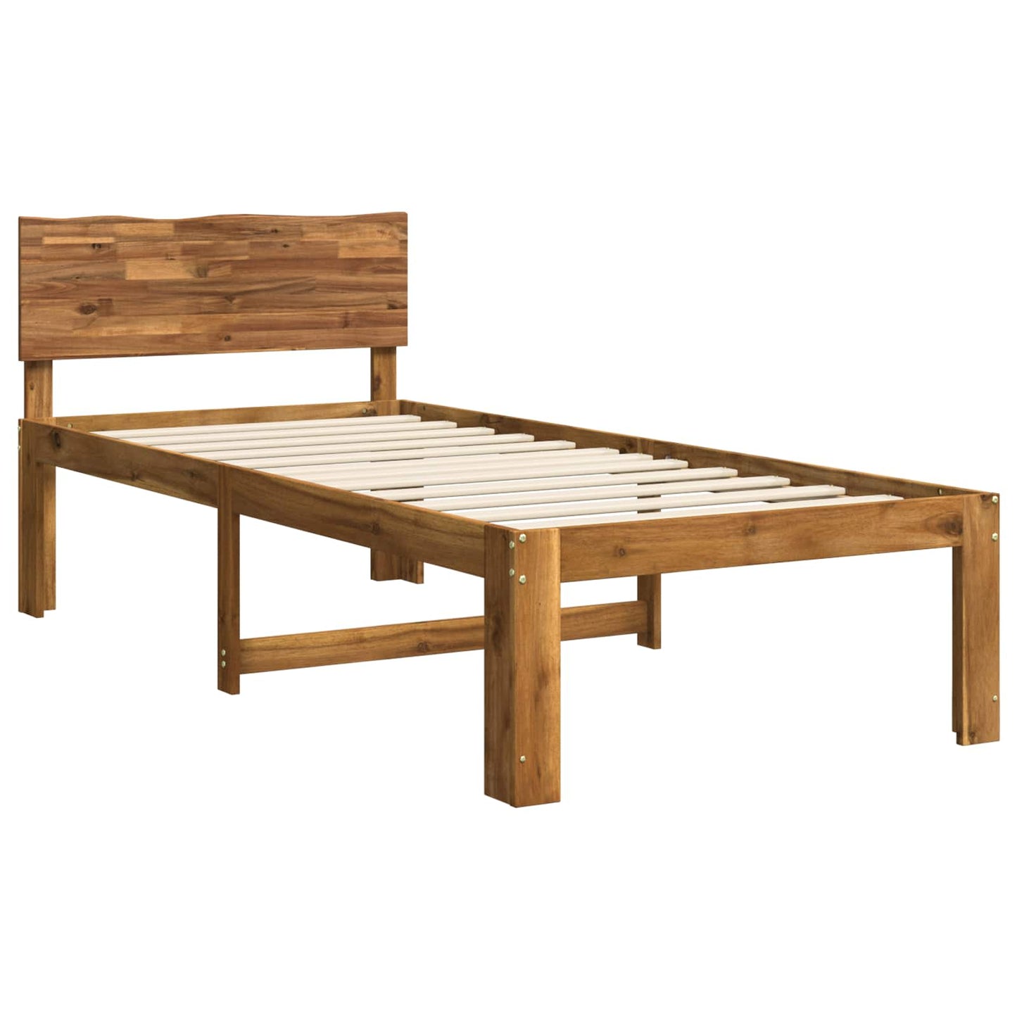 vidaXL Μονό Κρεβάτι με Κεφαλάρι ROSTOCK Φυσικό 80 x 200 cm