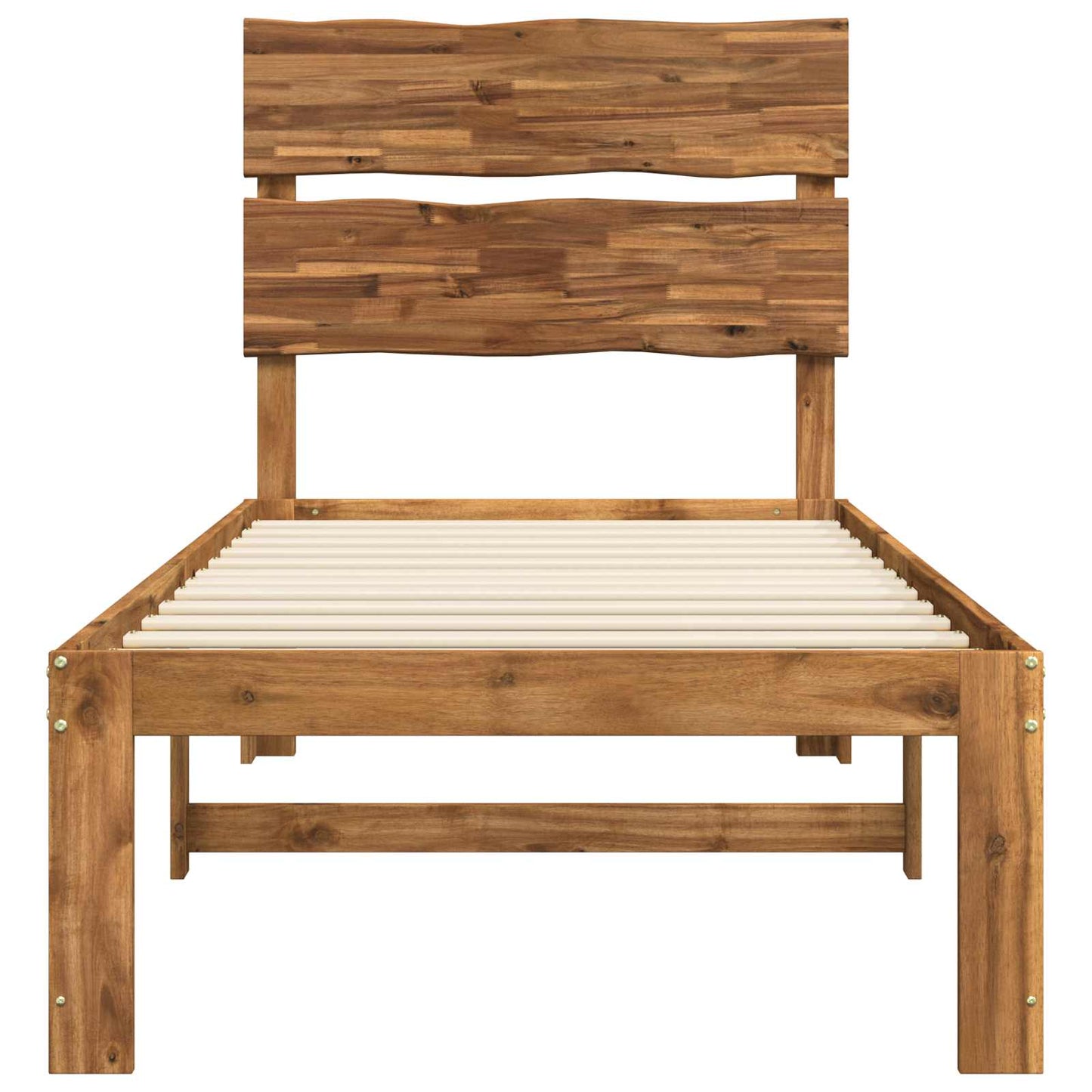 vidaXL Μονό Κρεβάτι με Κεφαλάρι ROSTOCK Φυσικό 75 x 190 cm