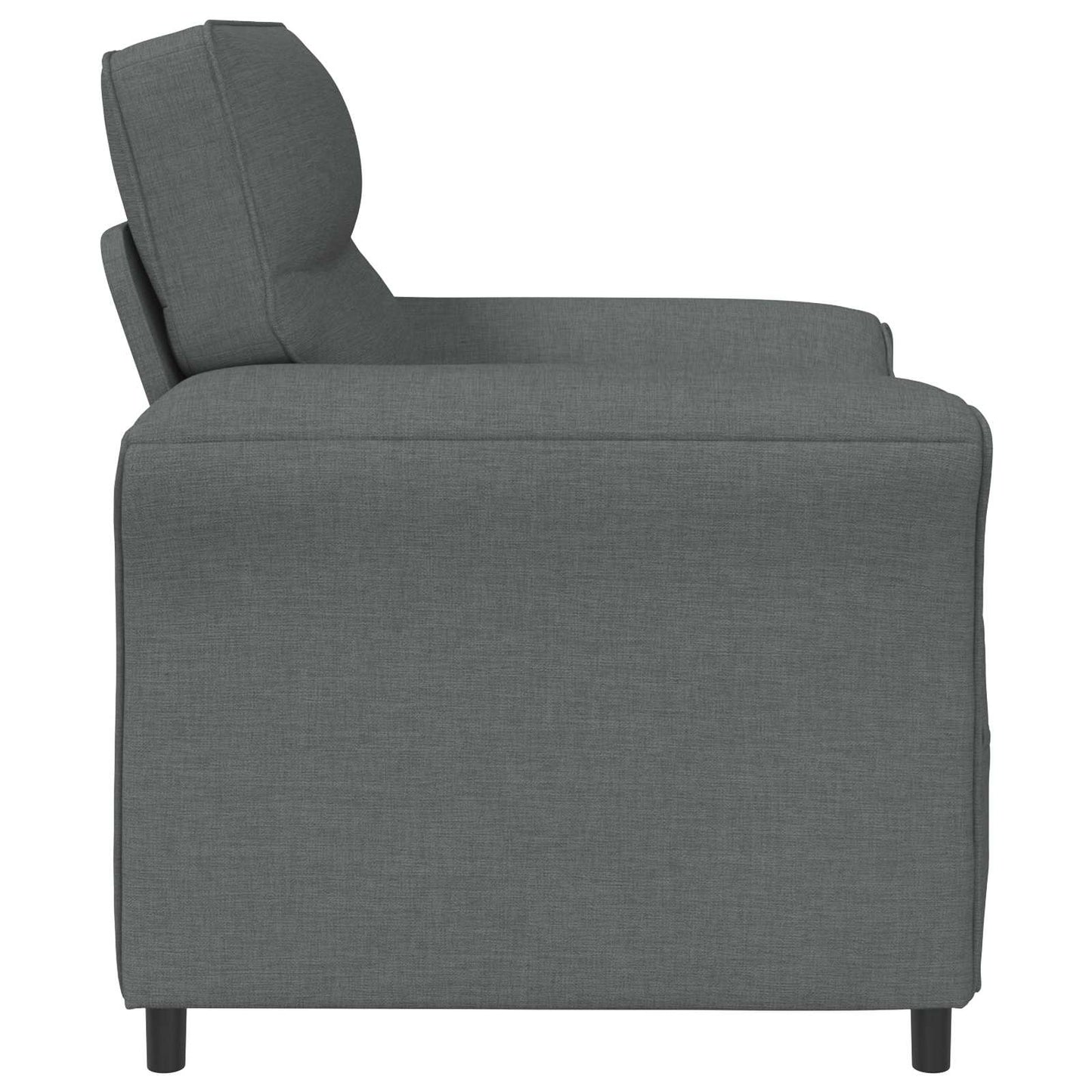 vidaXL Καναπές 1-θέσιος Σκούρο Γκρι 88 x 83 x 95 εκ Ύφασμα