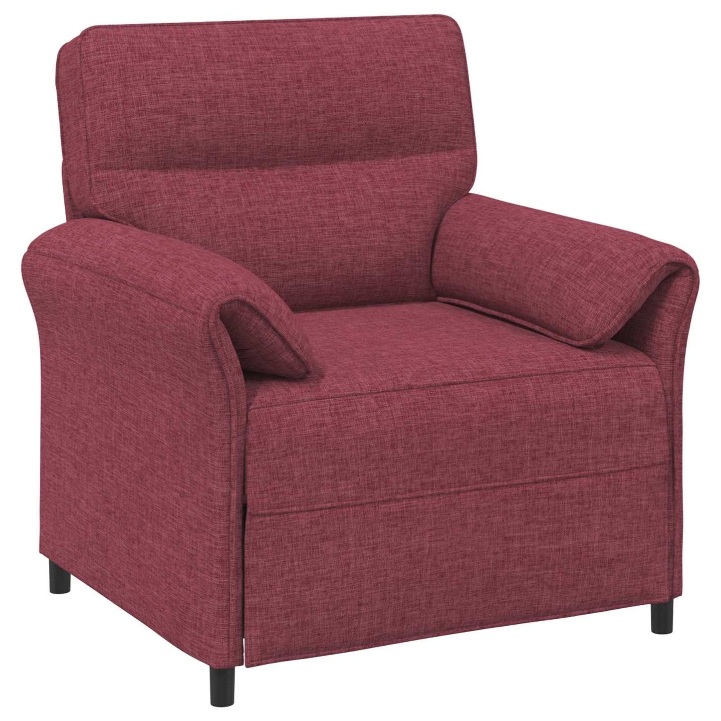 vidaXL Καναπές 1-θέσιος Κόκκινο 88 x 83 x 95 εκ Ύφασμα