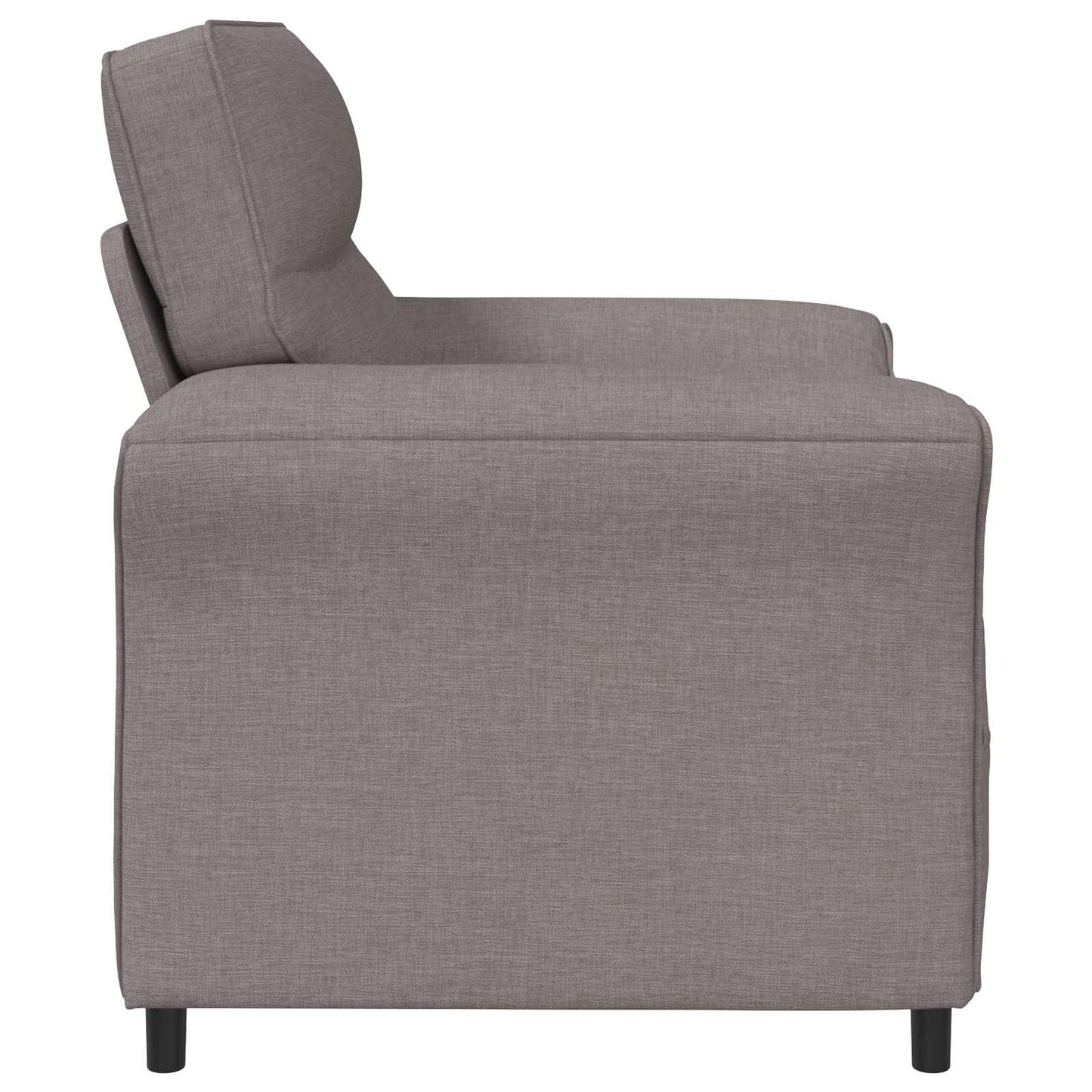 vidaXL Καναπές 1-θέσιος Taupe 88 x 83 x 95 εκ Ύφασμα