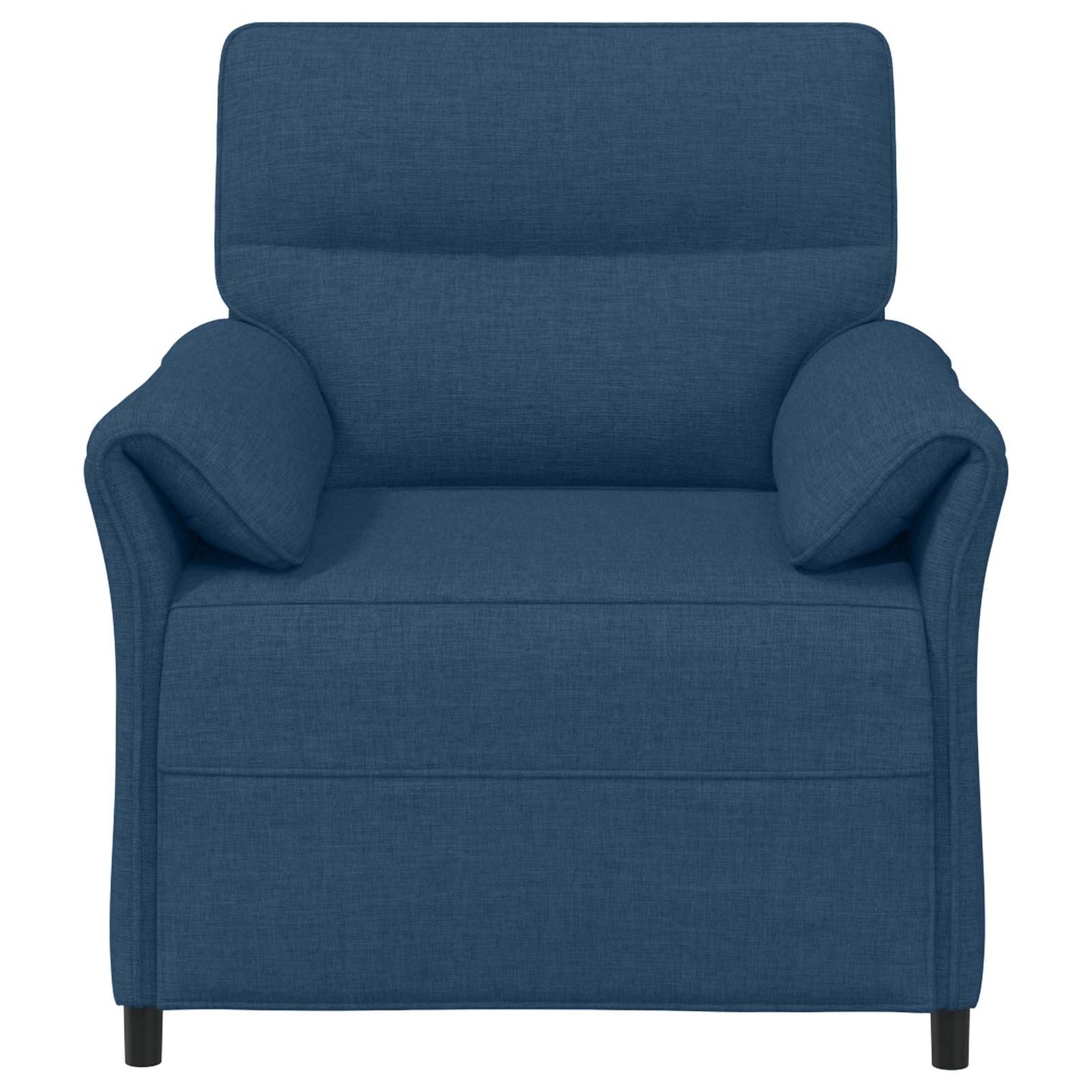 vidaXL Καναπές 1-θέσιος Μπλε 88 x 83 x 95 εκ Ύφασμα