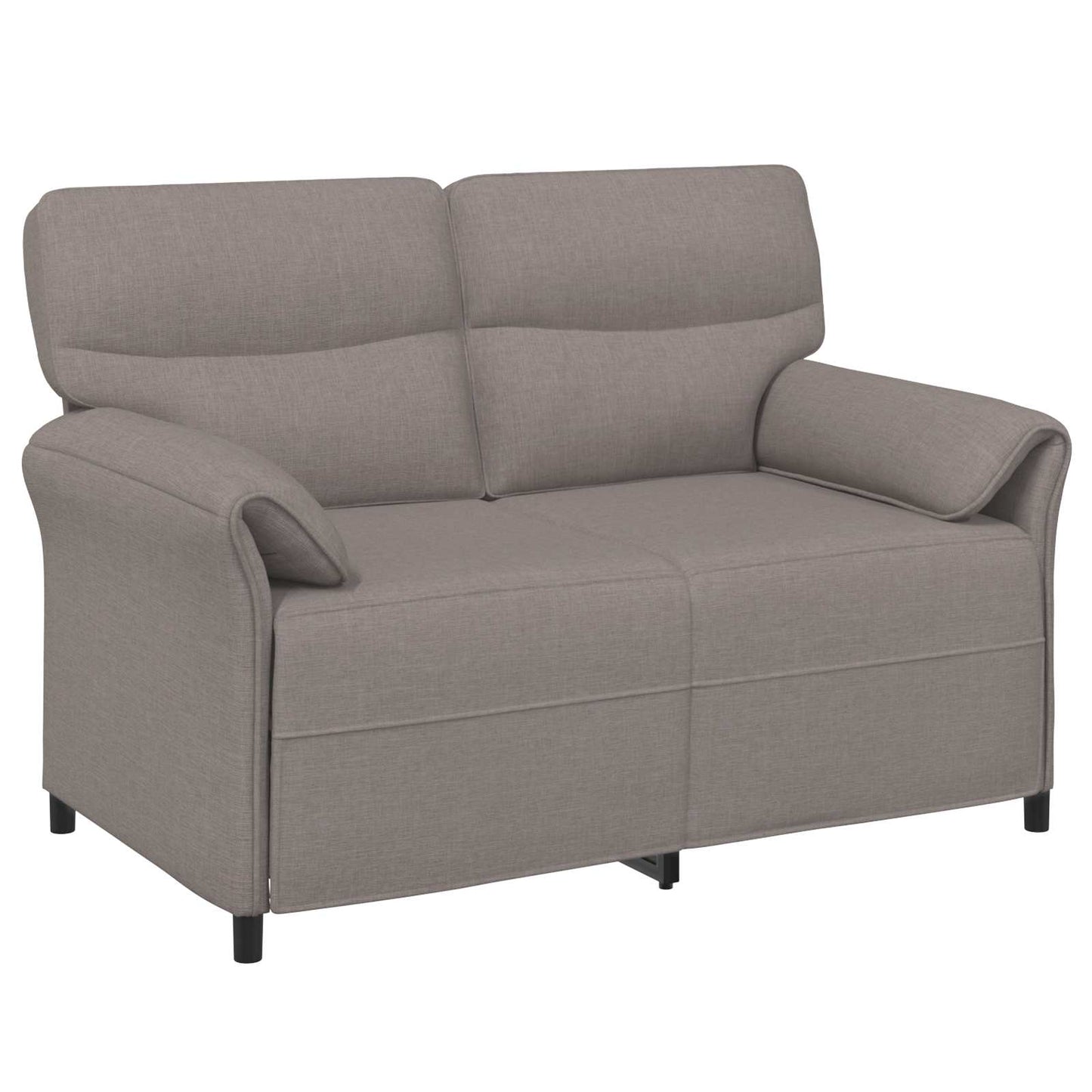 vidaXL Καναπές 2 ατόμων 2-θέσιο Taupe 138 x 83 x 95 εκ Ύφασμα