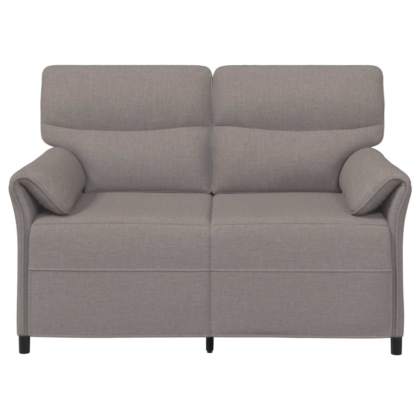 vidaXL Καναπές 2 ατόμων 2-θέσιο Taupe 138 x 83 x 95 εκ Ύφασμα