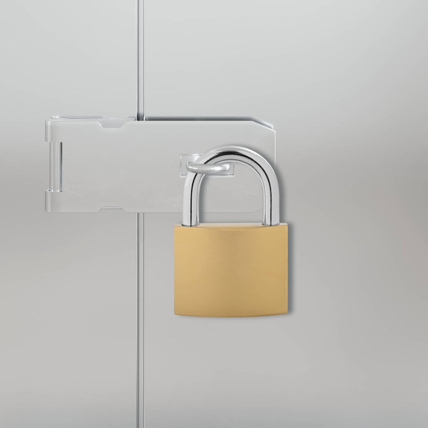 vidaXL Κλειδαριά U με Κλειδιά 2 pcs Ορείχαλκος Σίδερο