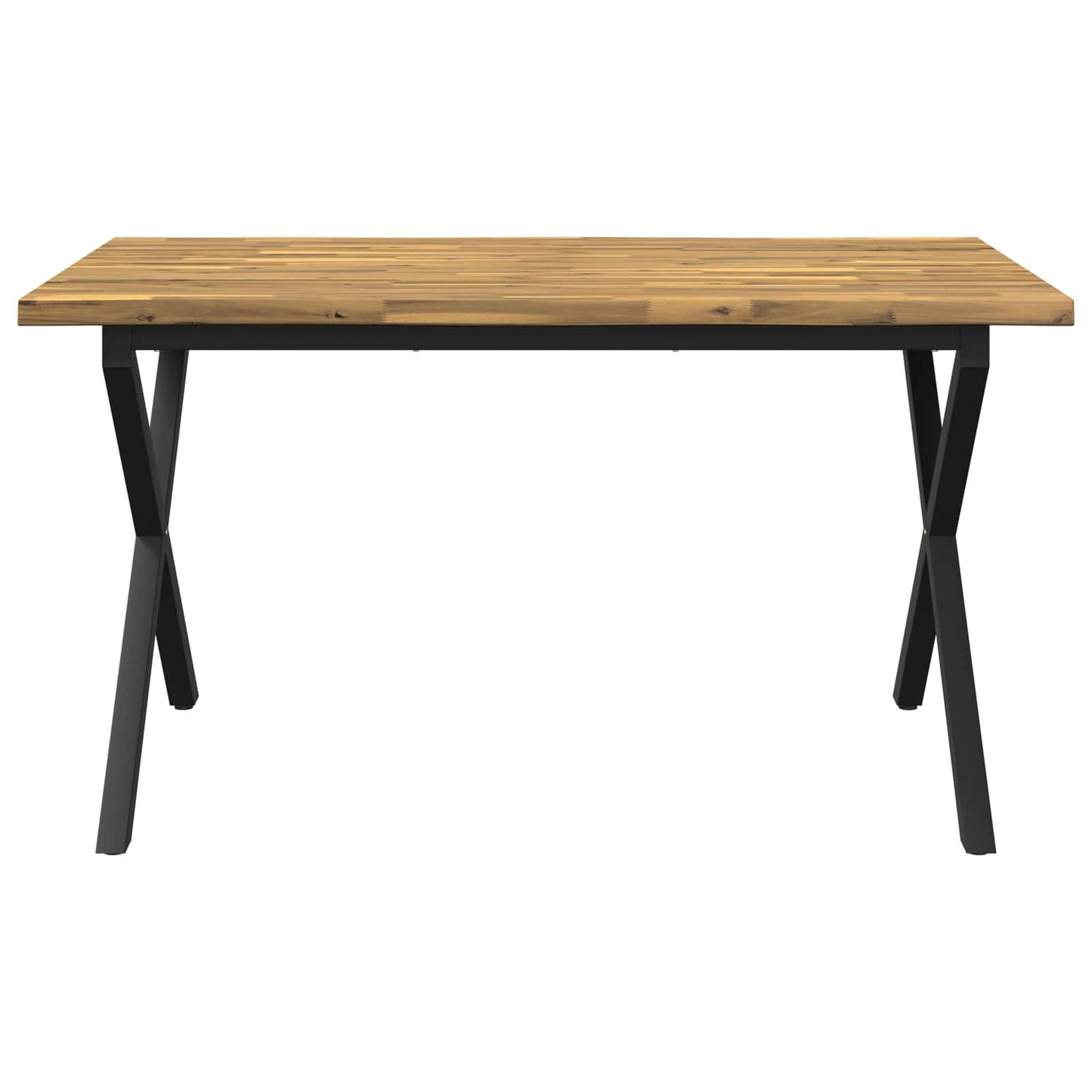 vidaXL Τραπέζι Φαγητού με Ζωντανό Χείλος 140 x 80 x 75 cm