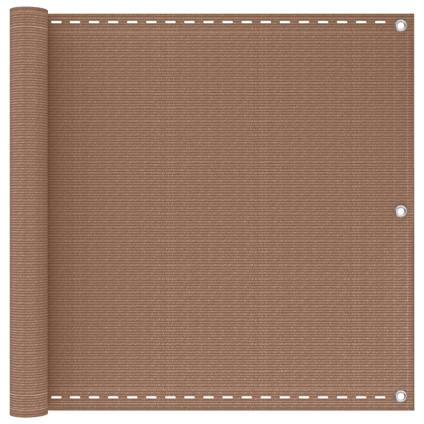 vidaXL Οθόνη Μπαλκονιού Ορθογώνιος 120 x 800 cm HDPE και Αλουμίνιο