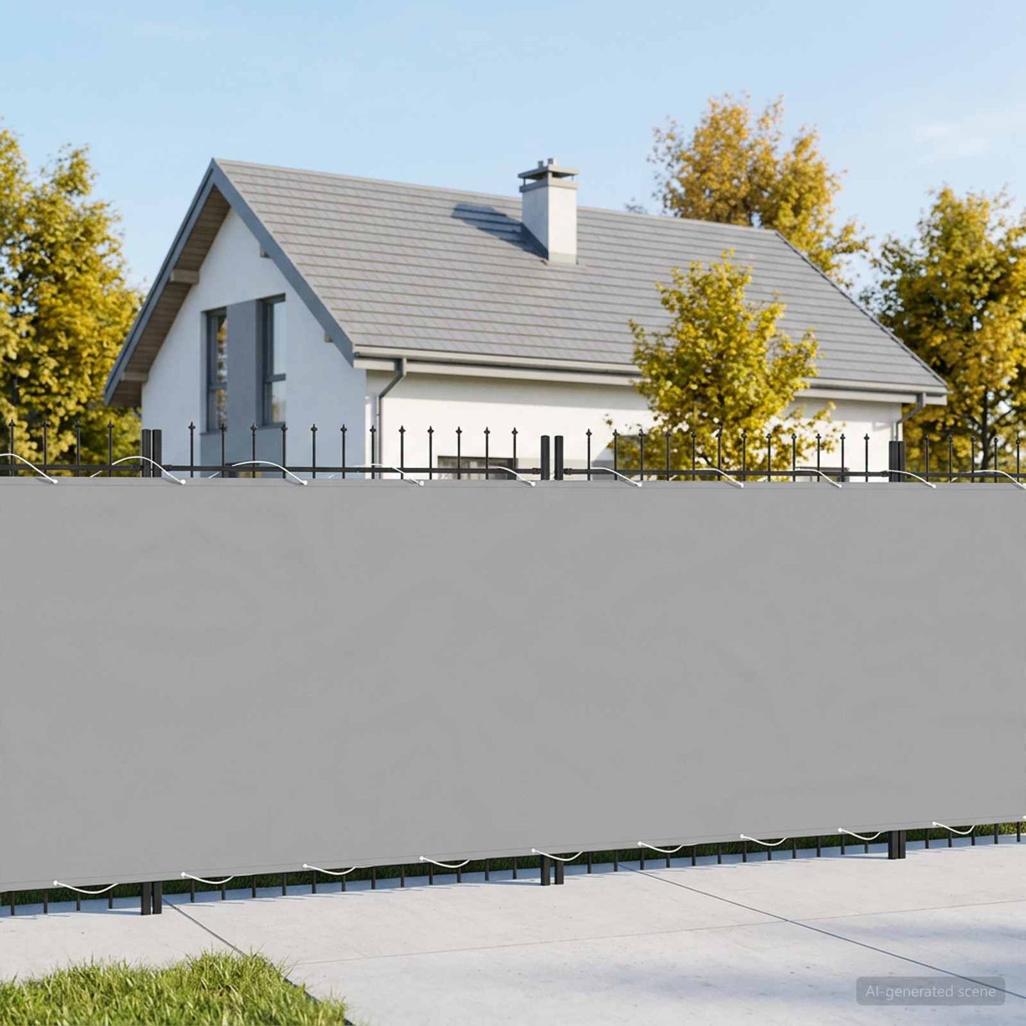 vidaXL Αδιάφανο σκίαστρο μπαλκονιού 150 x 300 cm