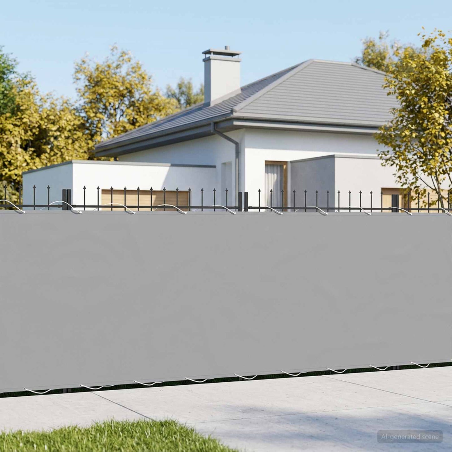 vidaXL Αδιάφανο σκίαστρο μπαλκονιού 180 x 700 εκ