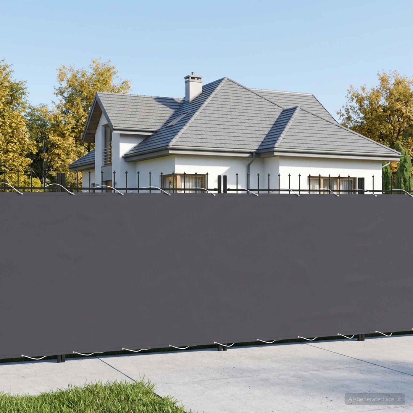 vidaXL Αδιάφανο σκίαστρο μπαλκονιού 150 x 700 cm
