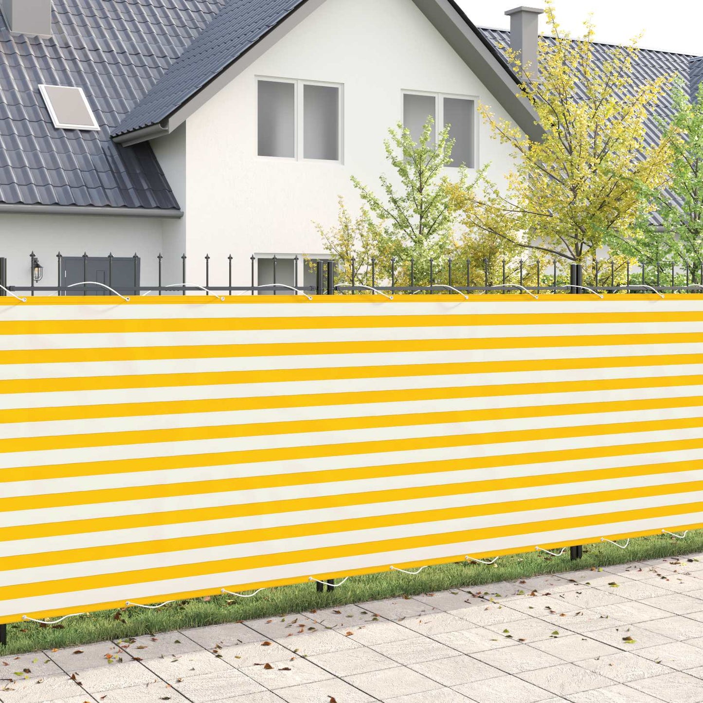 vidaXL Αδιάφανο σκίαστρο μπαλκονιού 180 x 1000 cm Polyester