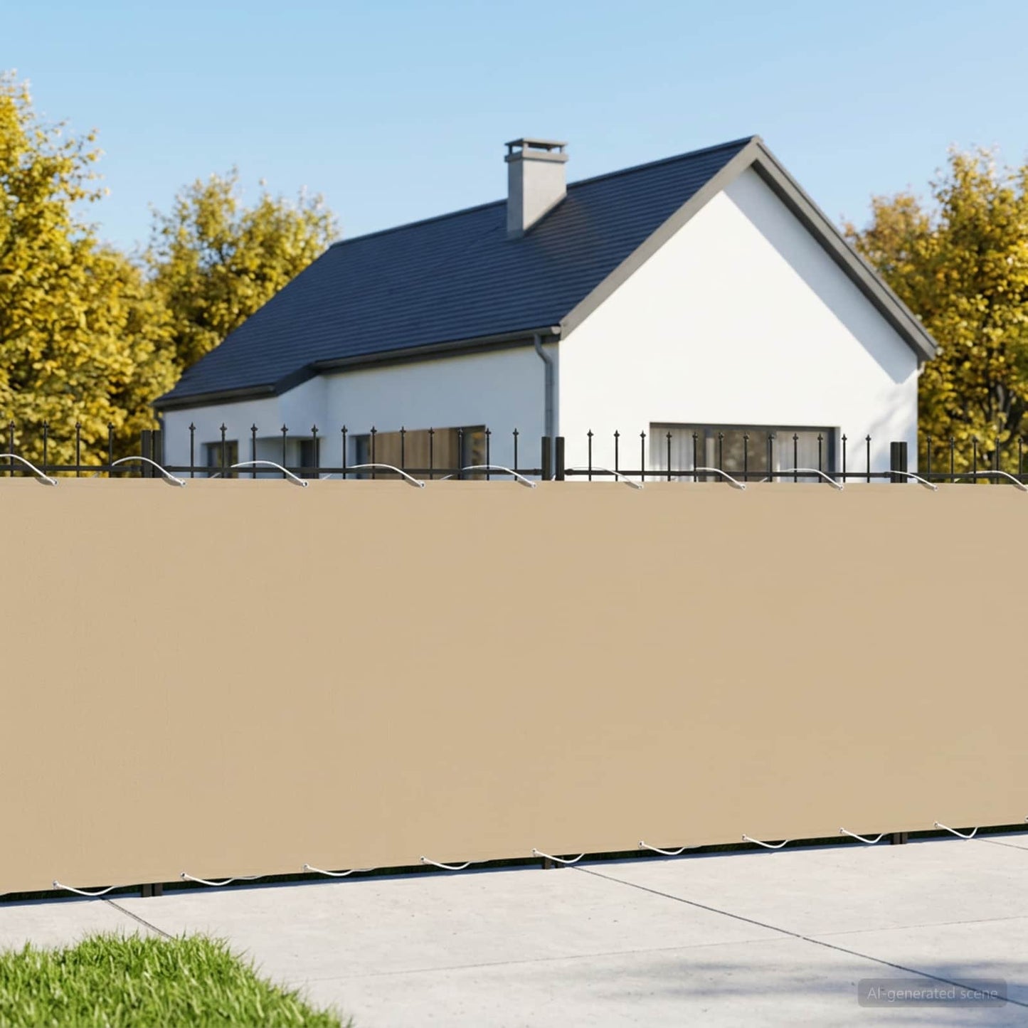 vidaXL Αδιάφανο σκίαστρο μπαλκονιού 150 x 800 cm