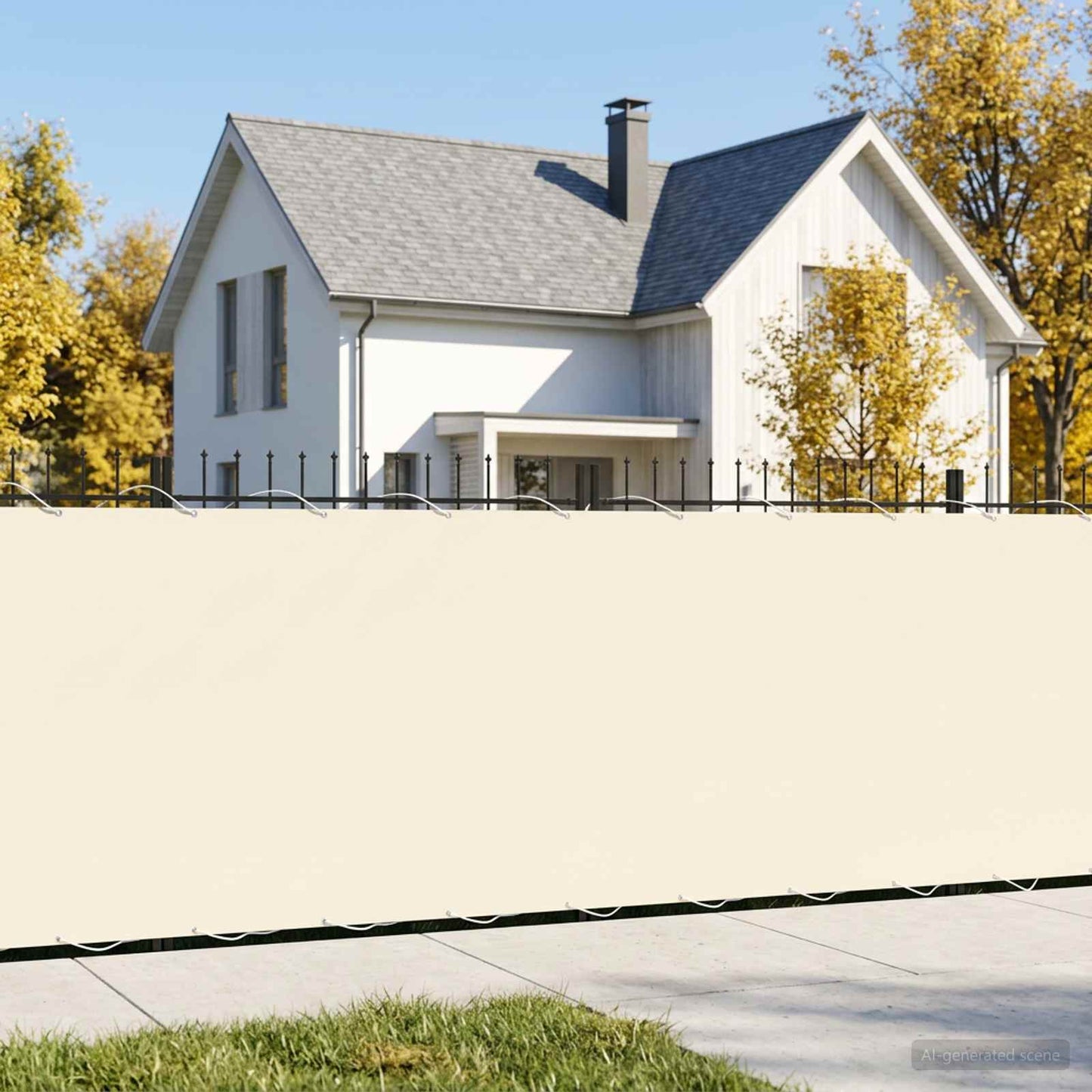 vidaXL Αδιάφανο σκίαστρο μπαλκονιού 150 x 600 cm