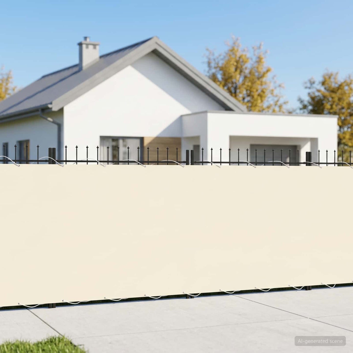 vidaXL Αδιάφανο σκίαστρο μπαλκονιού 180 x 600 cm