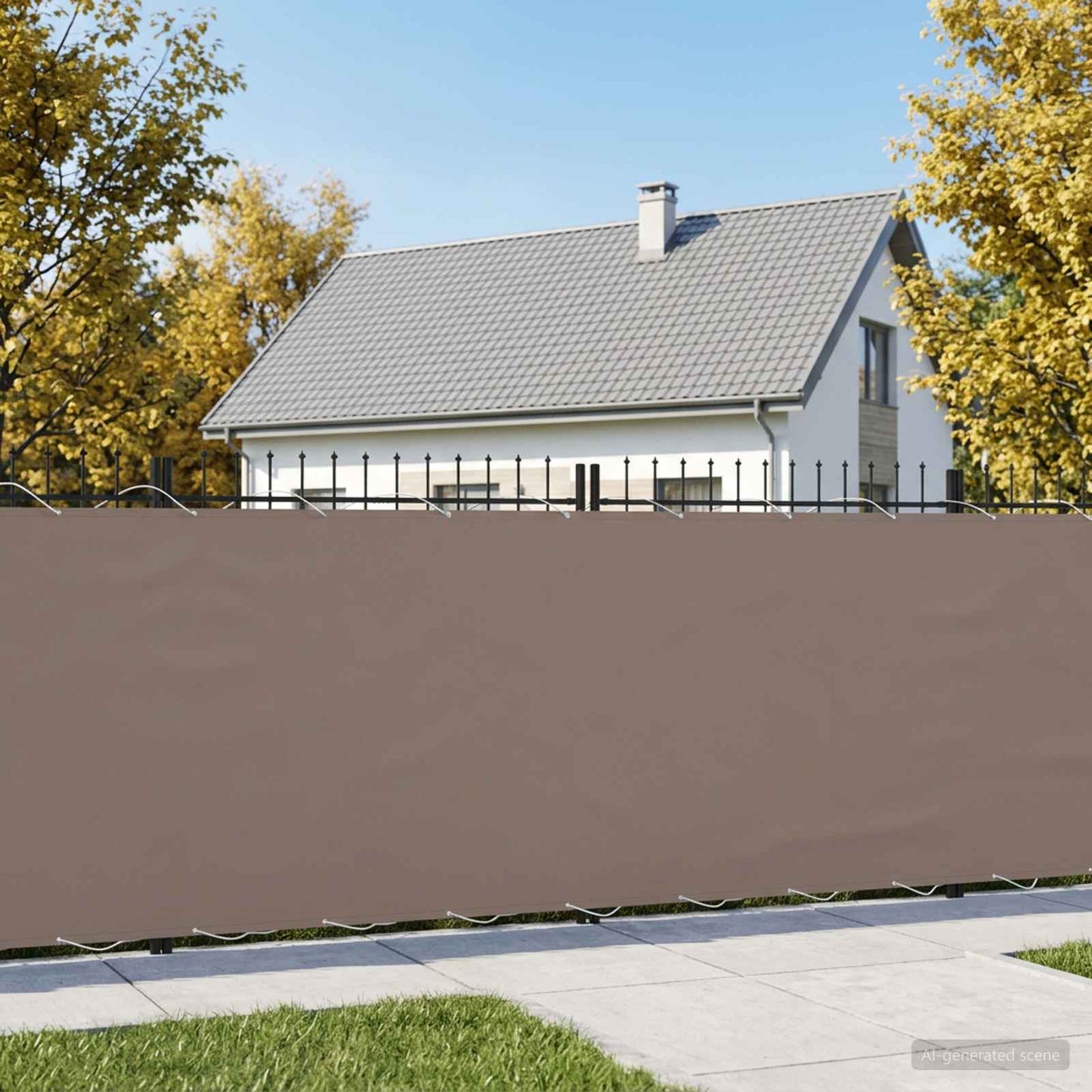 vidaXL Αδιάφανο σκίαστρο μπαλκονιού 150 x 800 cm