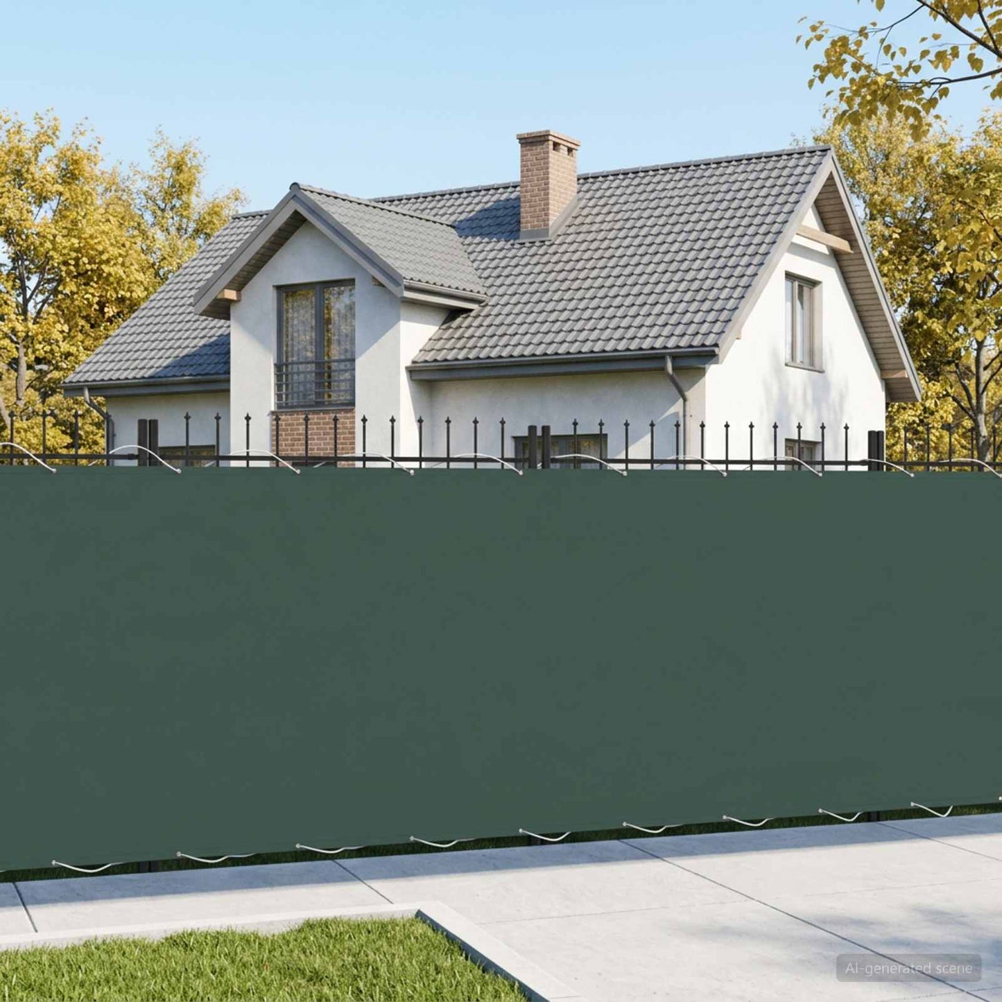 vidaXL Αδιάφανο σκίαστρο μπαλκονιού 150 x 600 cm