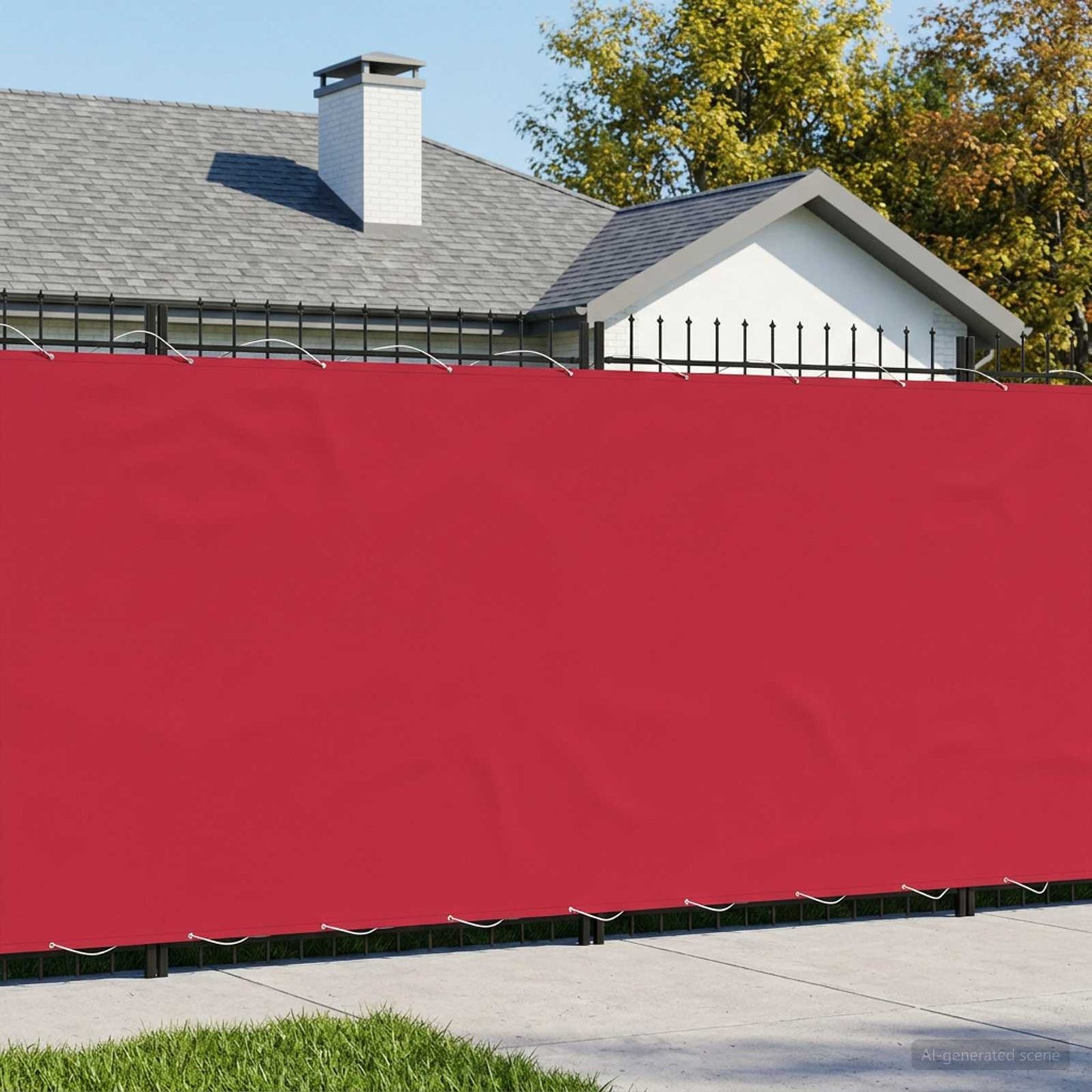 vidaXL Αδιάφανο σκίαστρο μπαλκονιού 180 x 200 cm