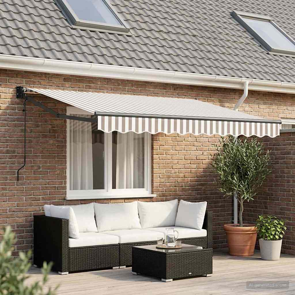 vidaXL Electric Awning 100% Polyester