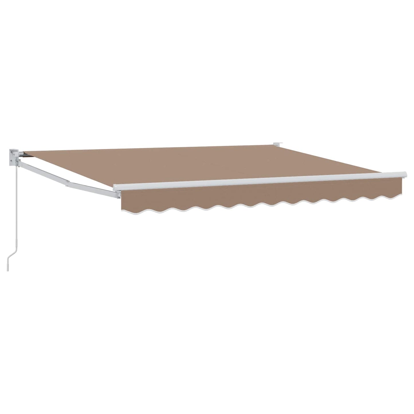 vidaXL Αναδιπλούμενη τέντα Taupe 3,5 x 2 m