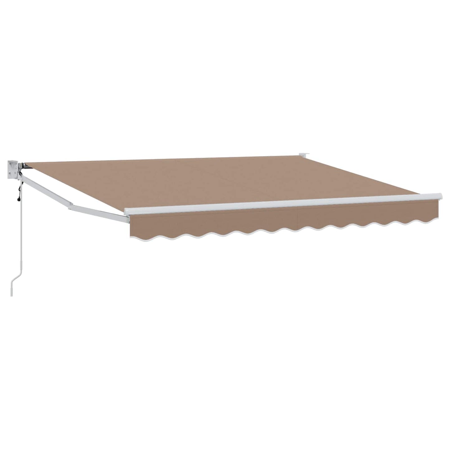 vidaXL Electric Awning 4 x 3 m Taupe 100% Polyester