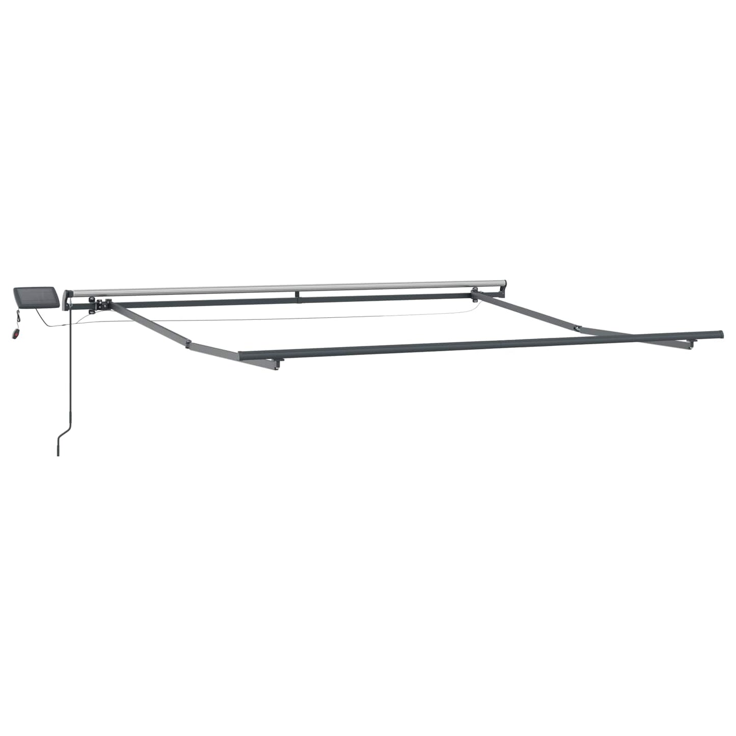 vidaXL Αναδιπλούμενη τέντα Taupe 500 x 300 εκ Ύφασμα και αλουμίνιο