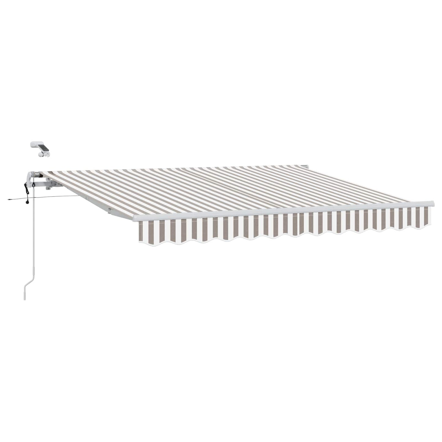vidaXL Ηλεκτρική τέντα με LED και αισθητήρα 6 x 3 m