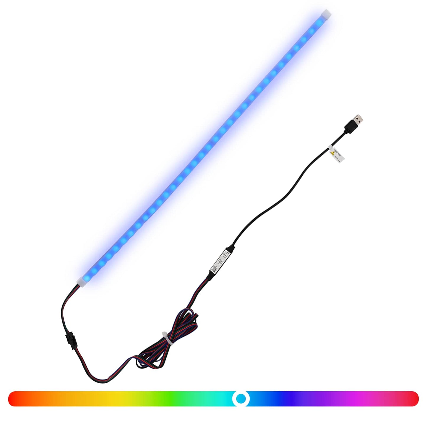 vidaXL Λωρίδα LED 55 cm Πολύχρωμο PVC