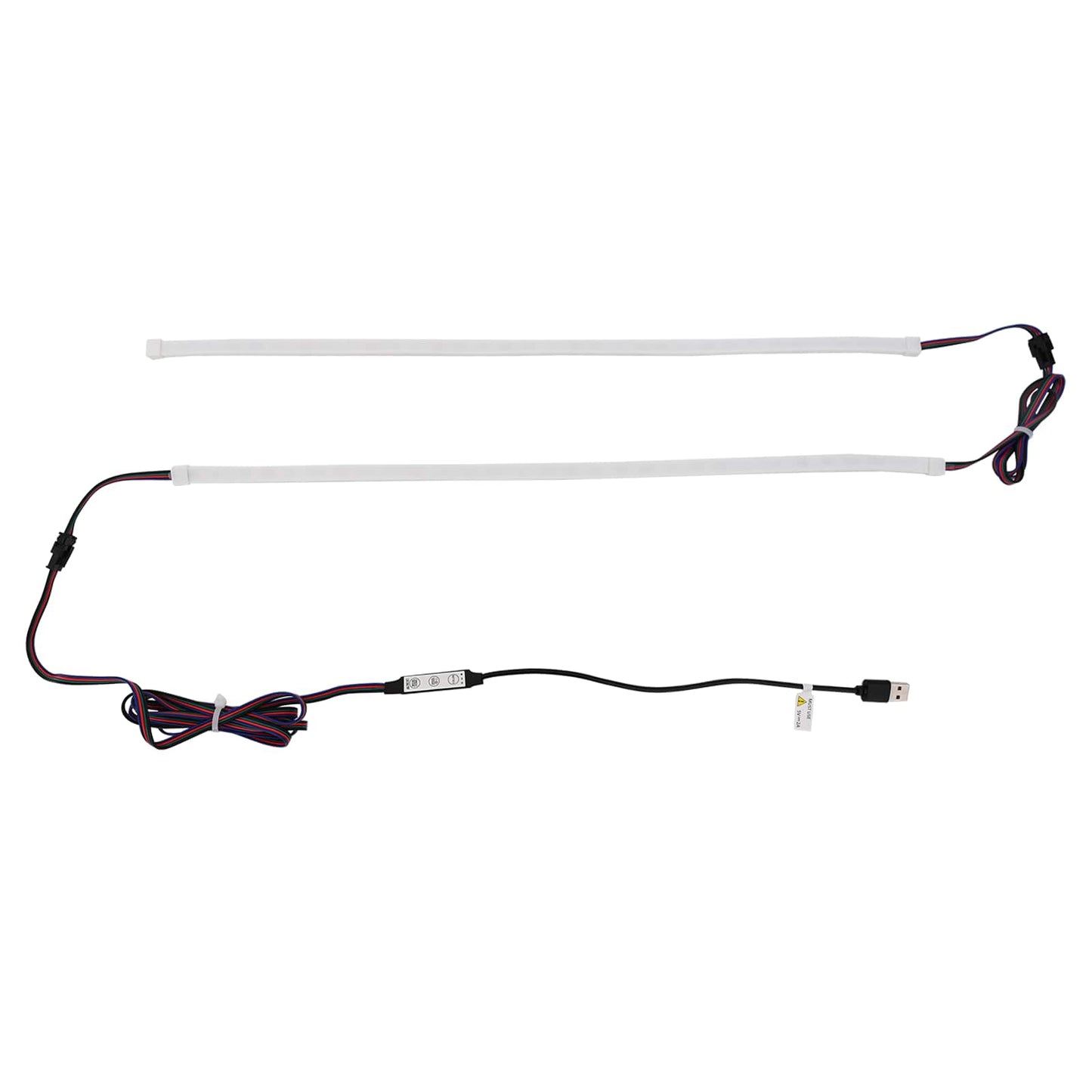 vidaXL Λωρίδα LED 110 cm Πολύχρωμο PVC
