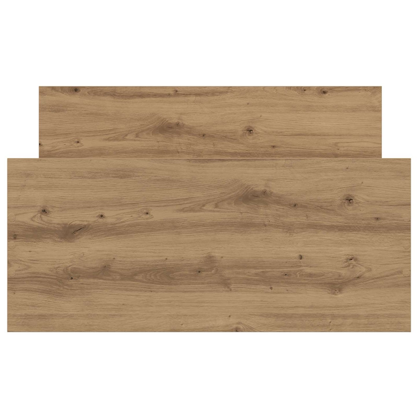 vidaXL Σκελετός Κρεβατιού Artisan Δρυς 80 x 200 cm Επεξεργασμένο Ξύλο