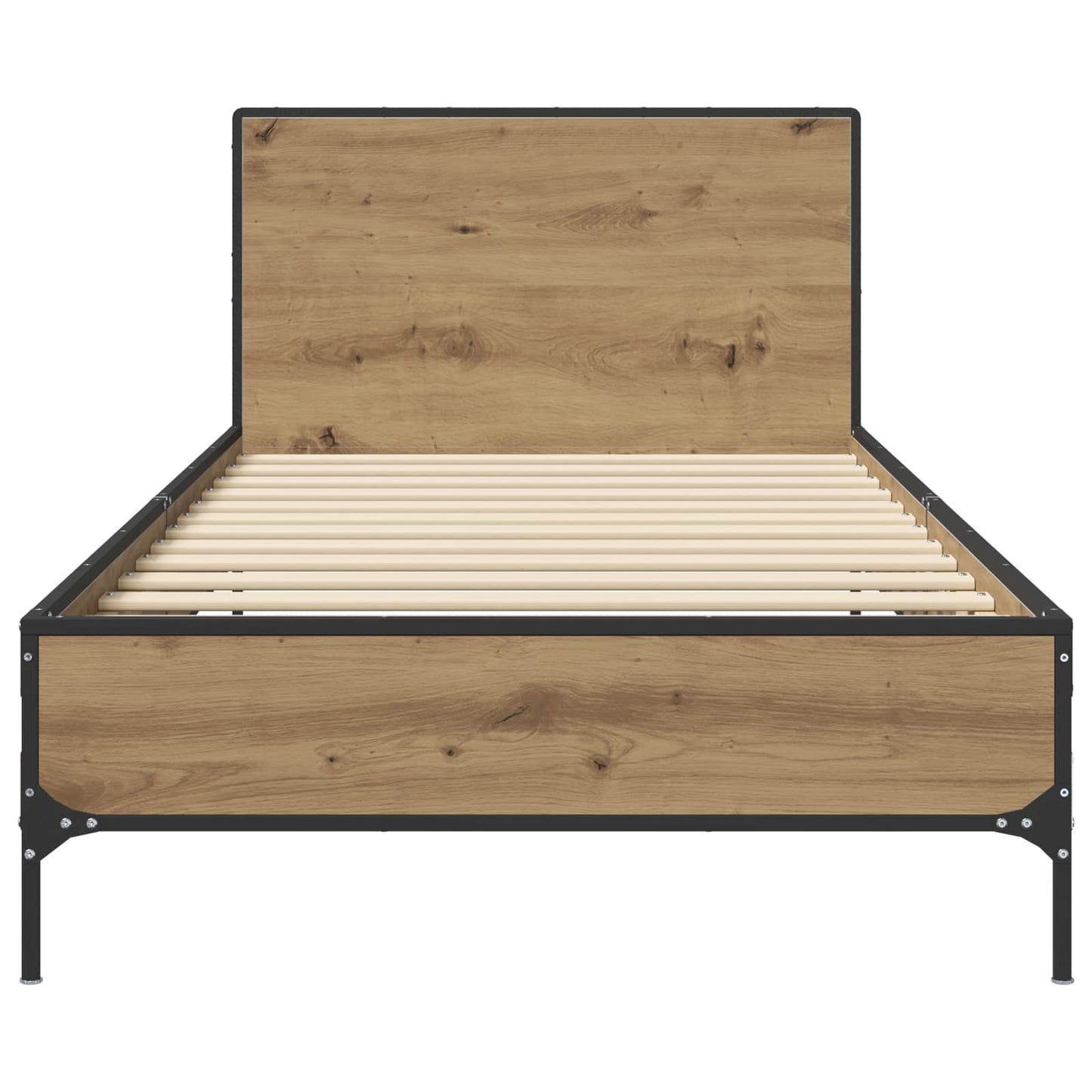 vidaXL Κρεβάτι με Κεφαλάρι Artisan Δρυς 80 x 200 cm Επεξεργασμένο Ξύλο