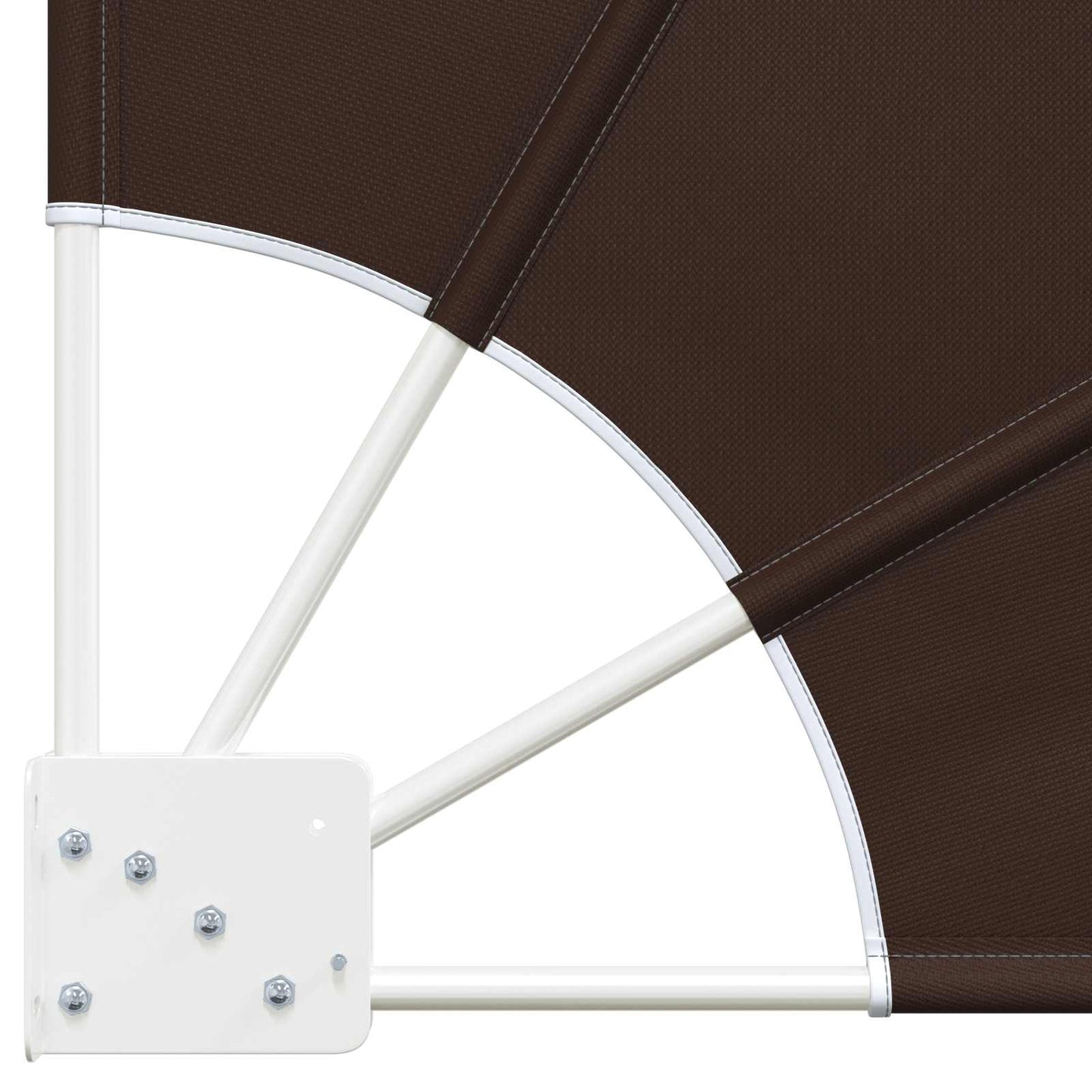 vidaXL Αδιάφανο σκίαστρο μπαλκονιού 115 x 115 cm