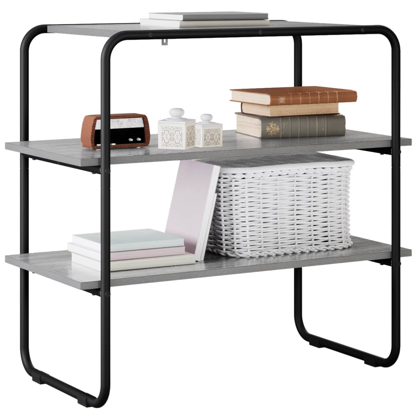 vidaXL Τραπέζι κονσόλας Γκρι Sonoma 100 x 41 x 75 εκ