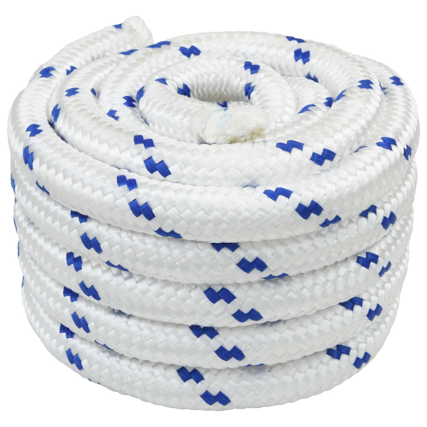 vidaXL Σχοινί Boat 3 mm 50 m Λευκό και Μπλε