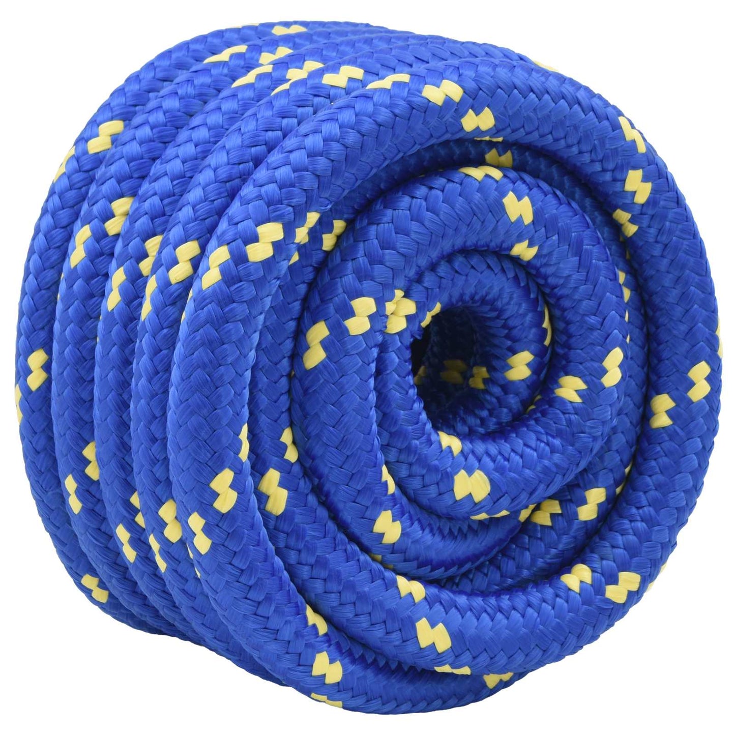vidaXL Σχοινί Boat 50 χιλ. 5 m Μπλε polypropylene