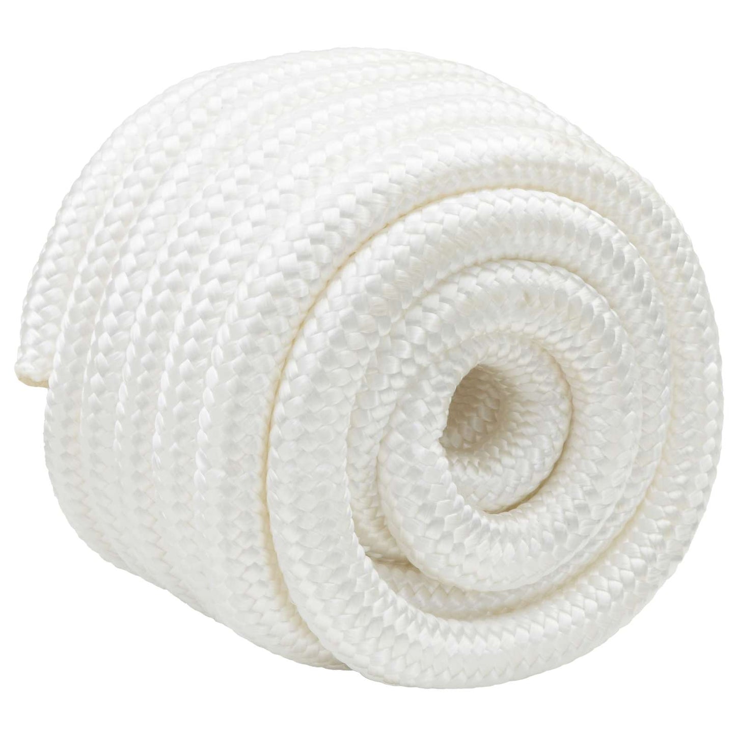 vidaXL Σχοινί Boat 40 χιλ. 25 m Λευκό polypropylene