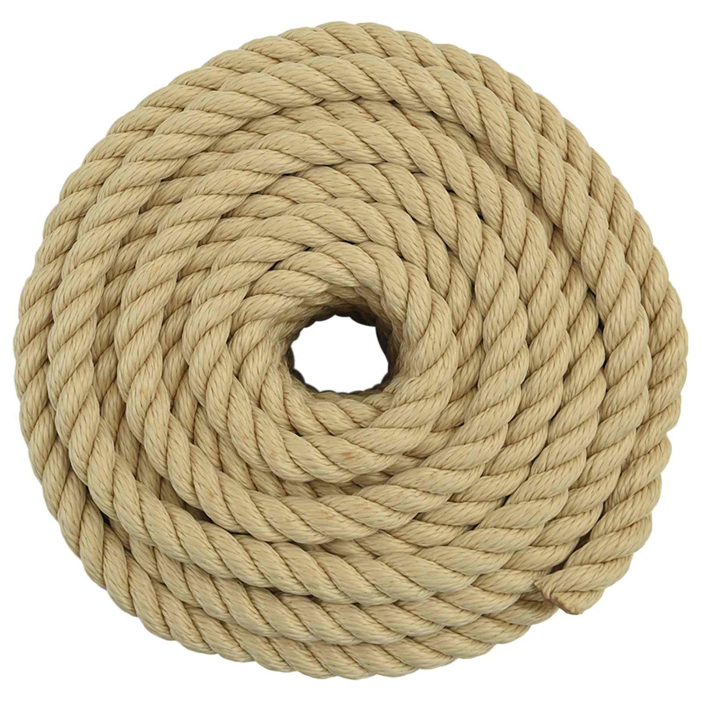vidaXL Σχοινί Boat 20 χιλ. 50 m Φυσικό polypropylene