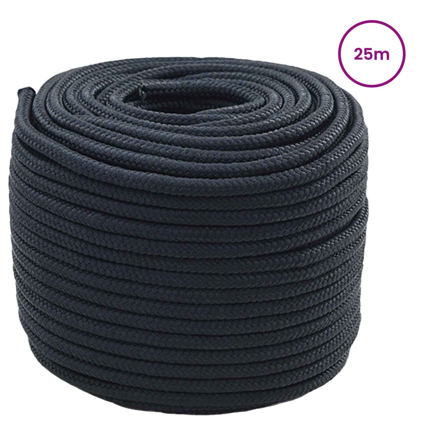vidaXL Σχοινί Boat 1.6 mm 25 m Βασιλικό Μπλε Πολυεστέρας