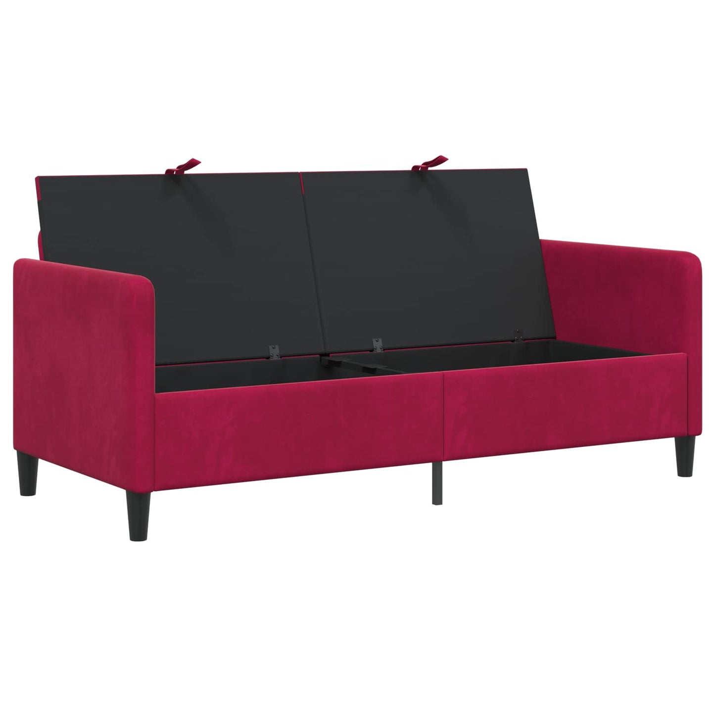 vidaXL Καναπές με Αποθήκευση 3-θέσιο Κόκκινο 172 x 78 x 87 εκ