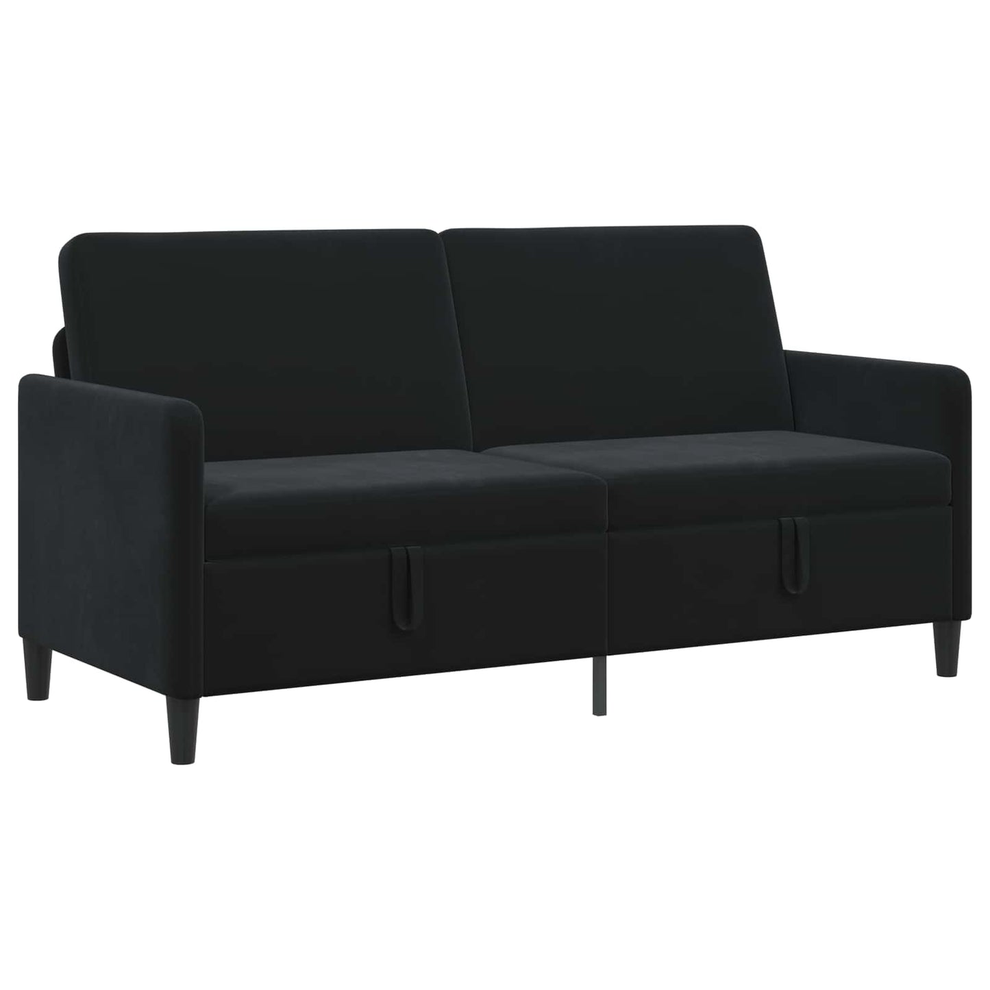 vidaXL Καναπές με Αποθήκευση 3-θέσιο Μαύρο 172 x 78 x 87 εκ