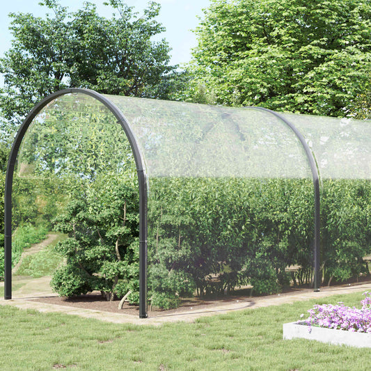 vidaXL Κάλυμμα Φυτών 8 x 8 m PVC Διαφανές